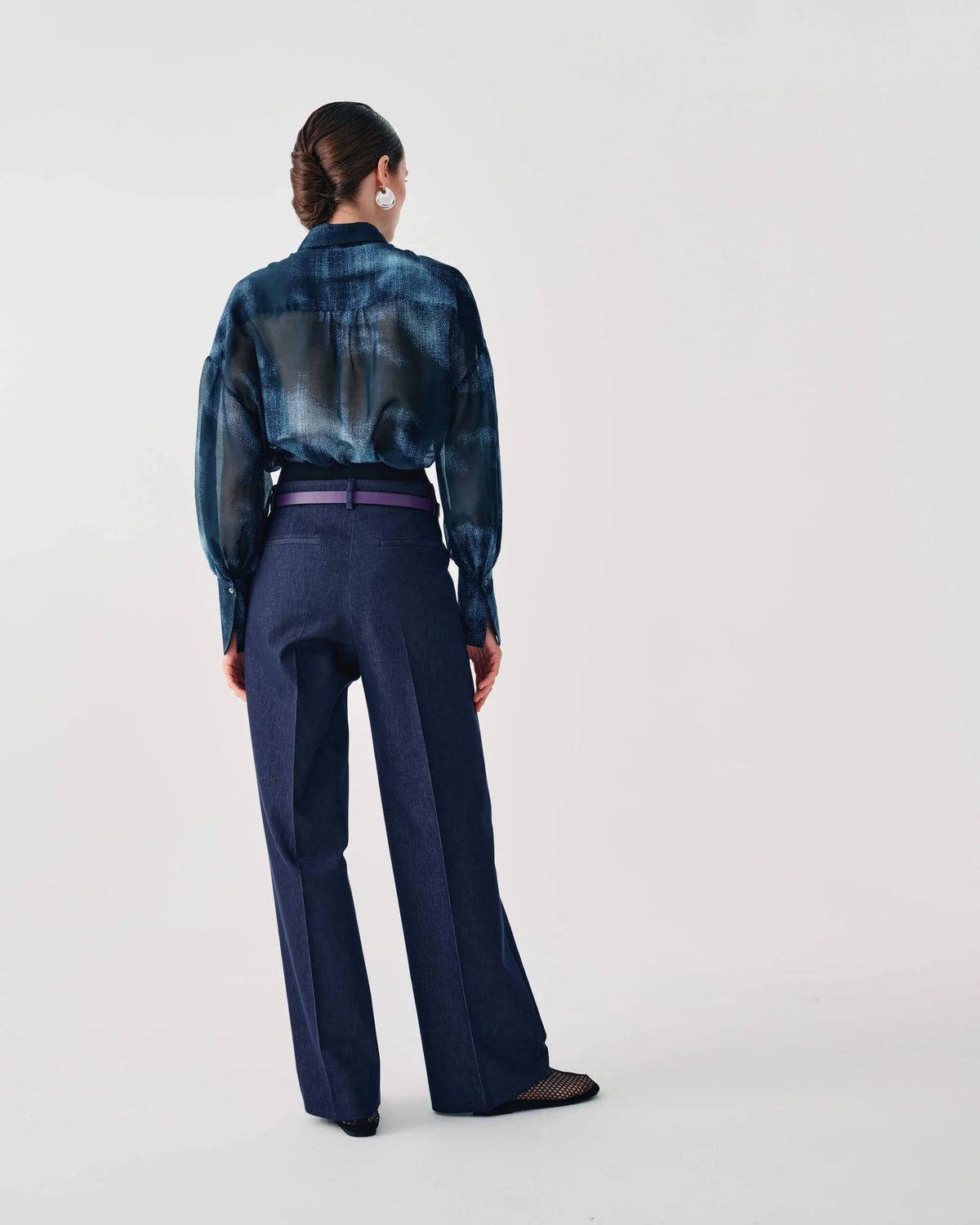 DENIM TROUSERS