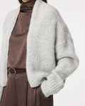 SOFT GREY BECKY CARDIGAN