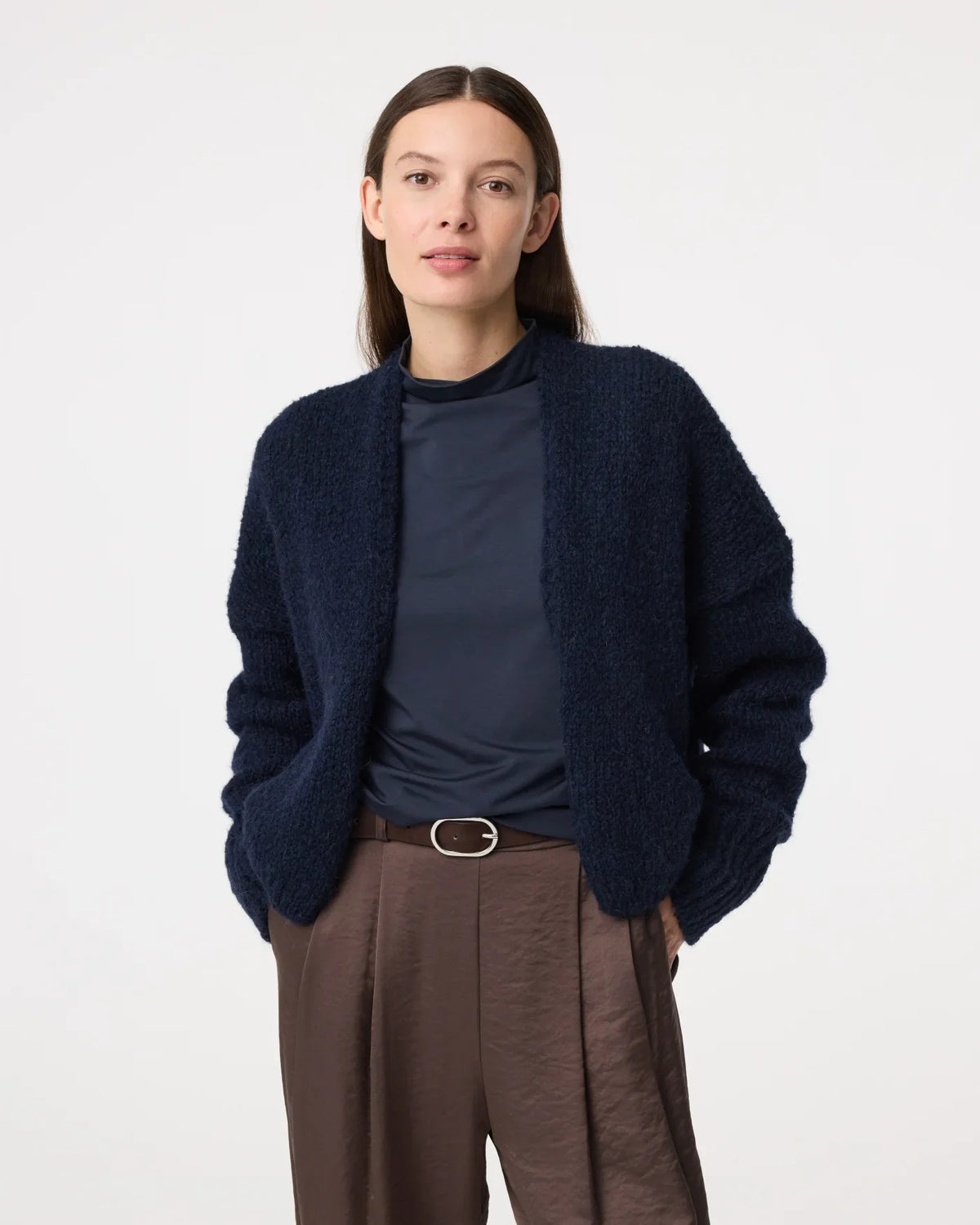 NIGHT BLUE BECKY CARDIGAN