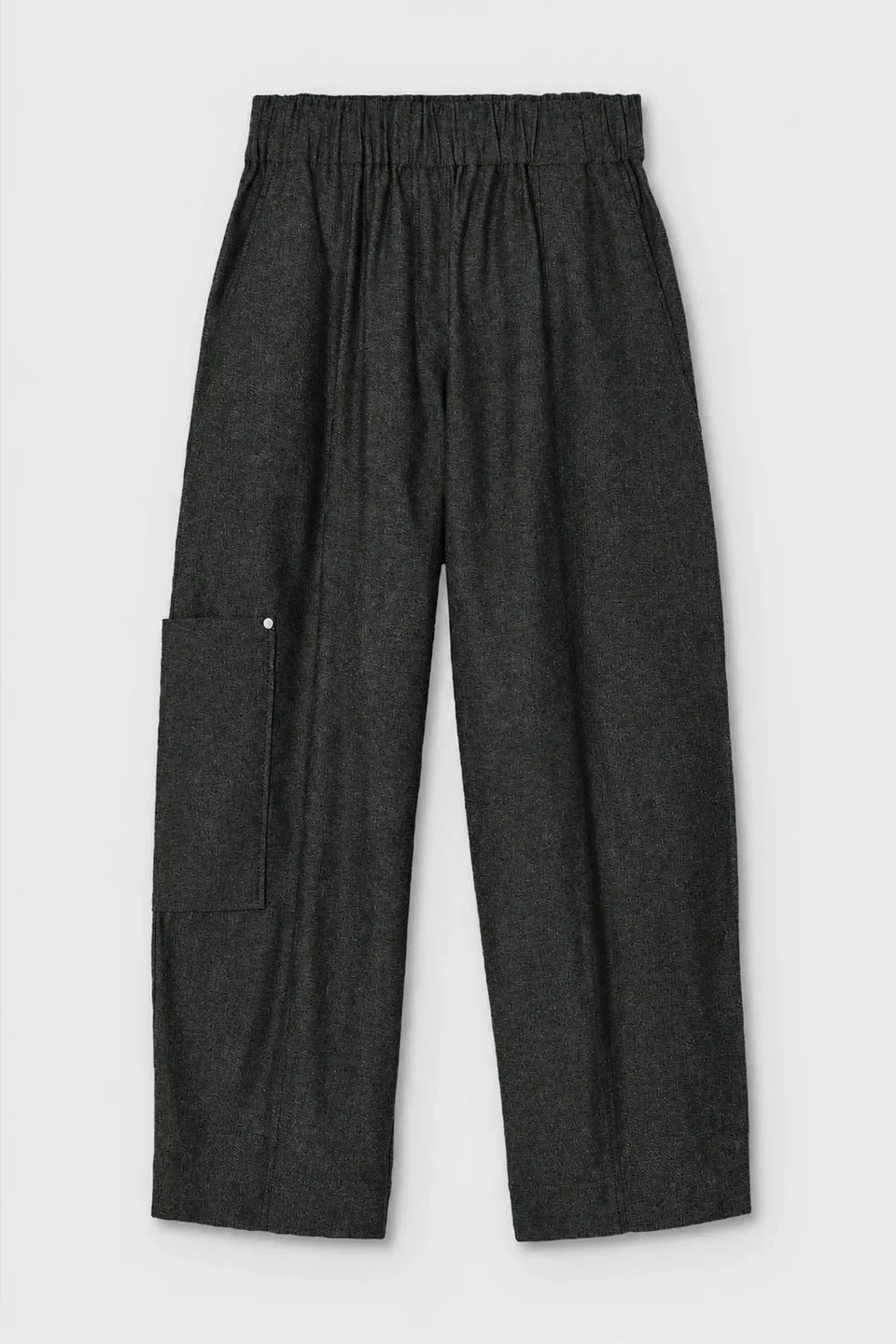GREY DENIM BALLOON TROUSER