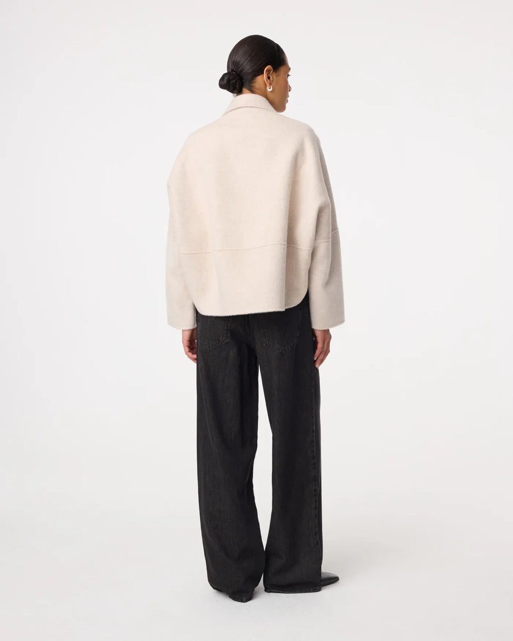 CREAM WOOL JACKET