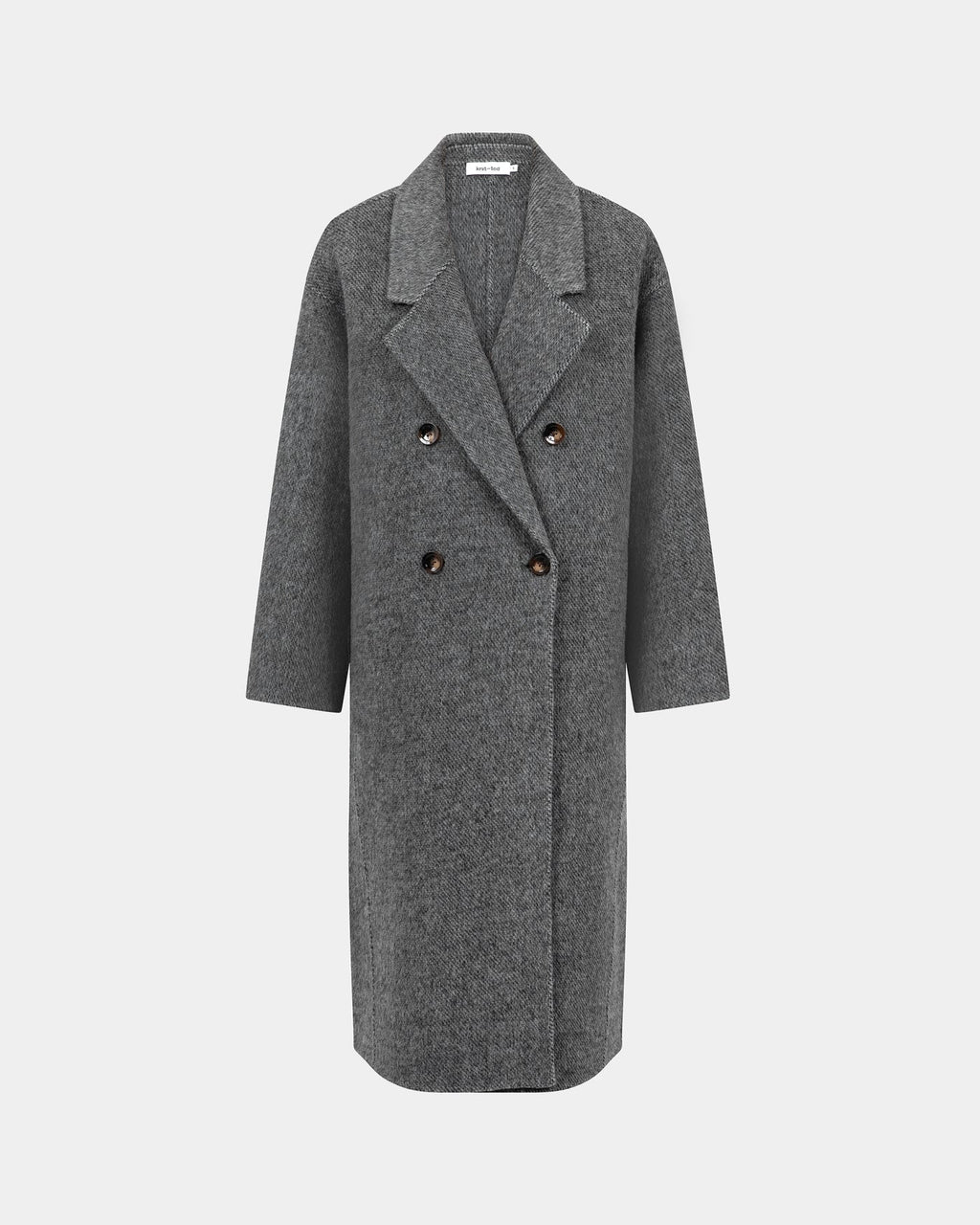 GREY FAREL WOOL COAT