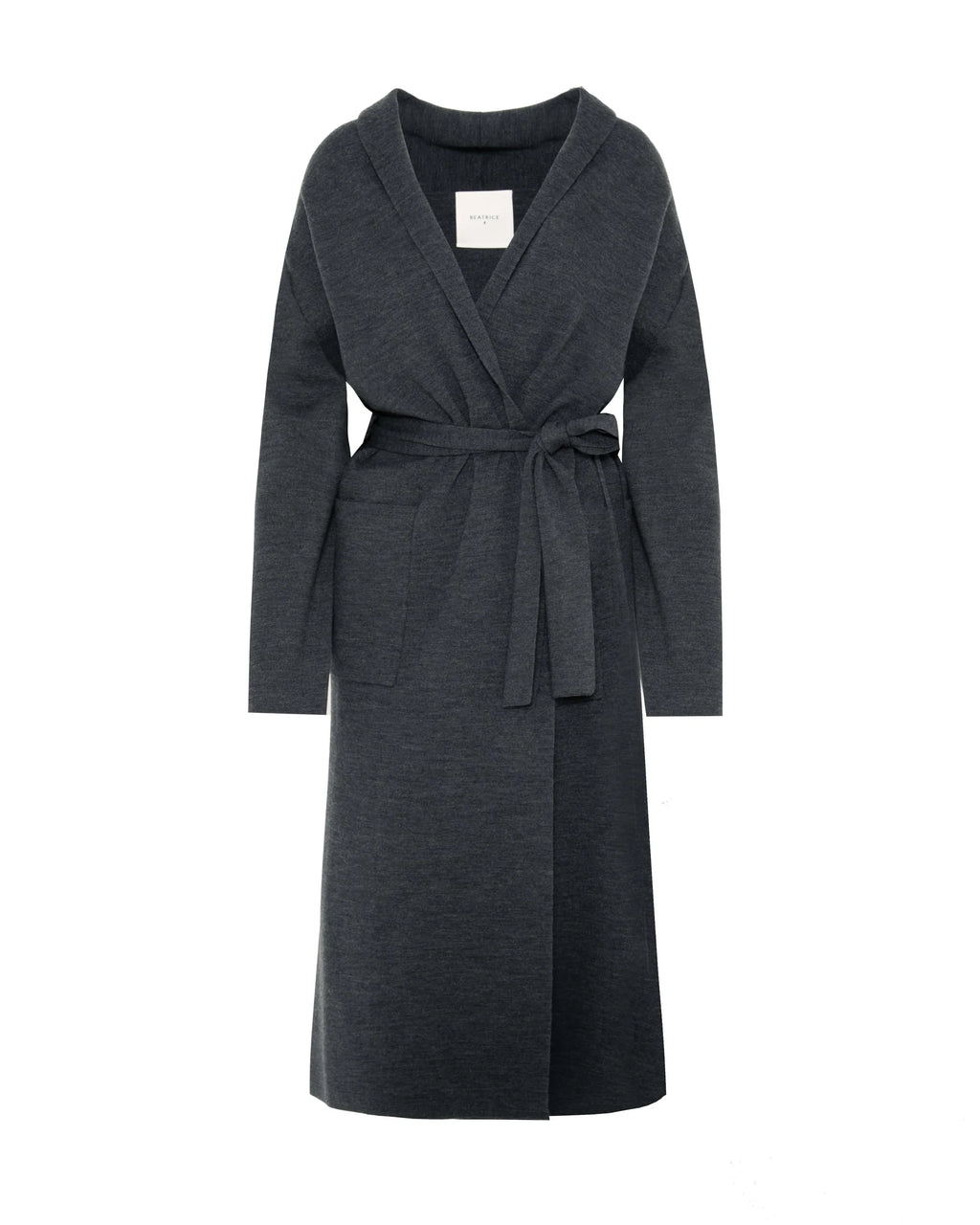 LONG GREY CARDIGAN