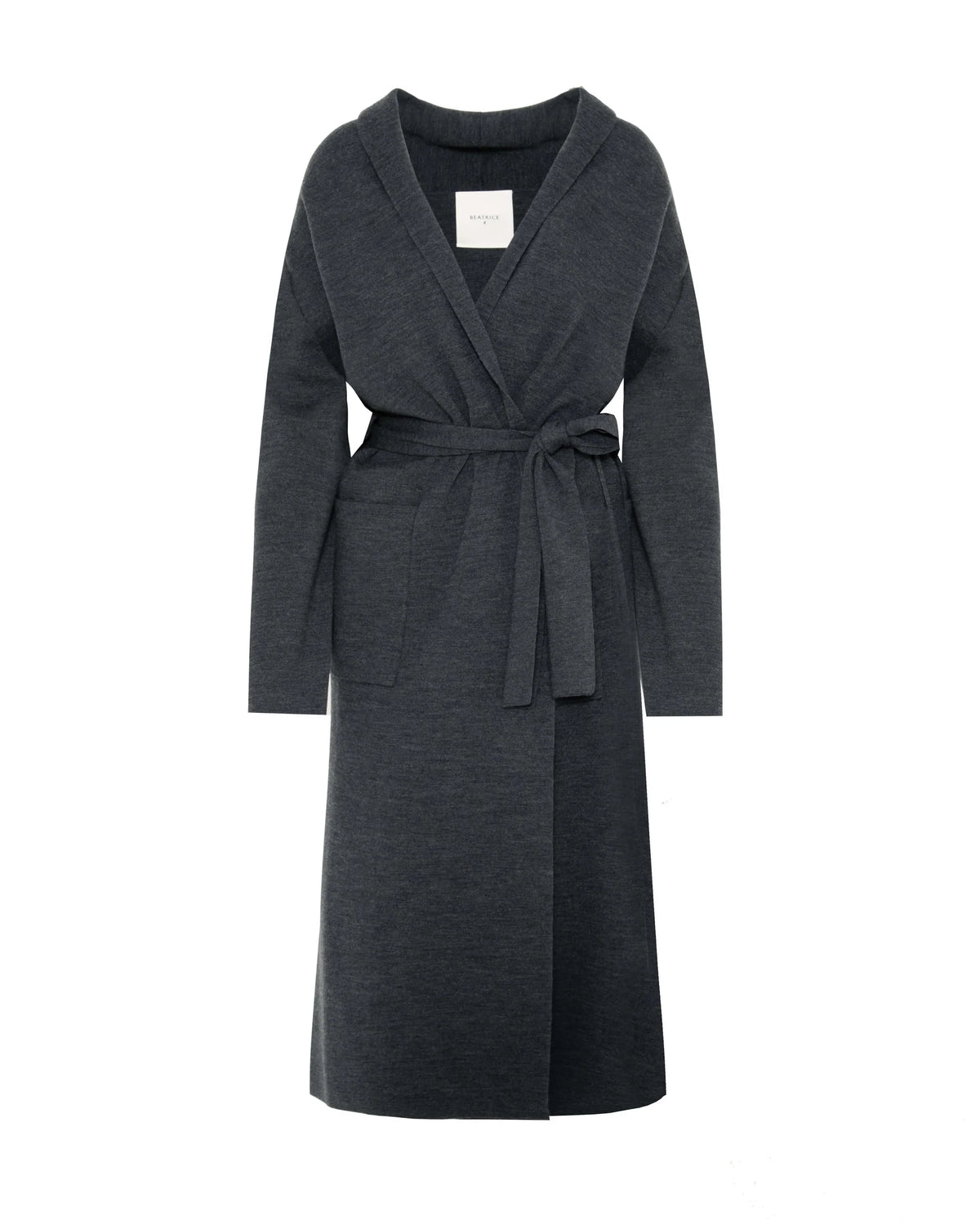 LONG GREY CARDIGAN
