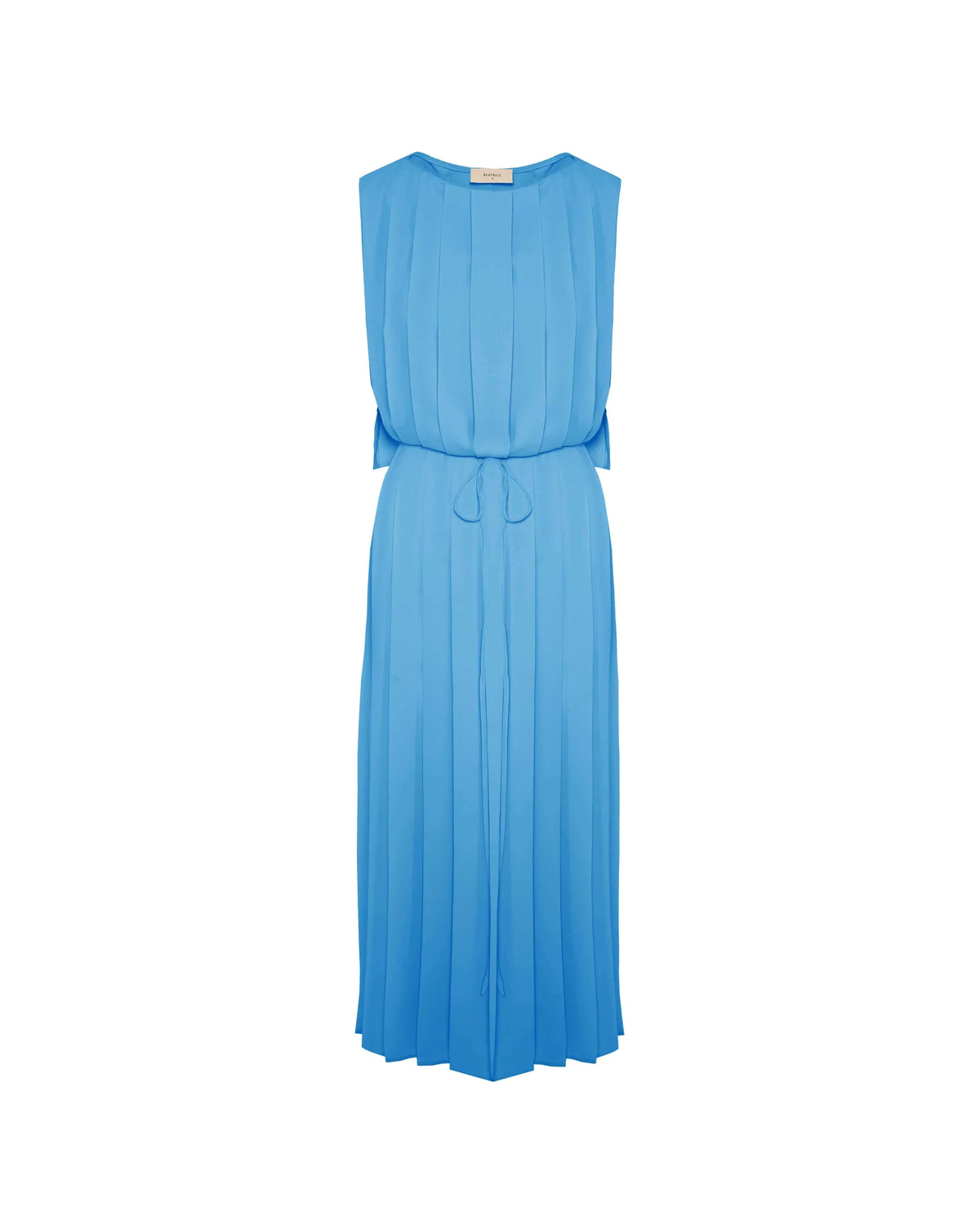 BLUE PLEAT DRESS
