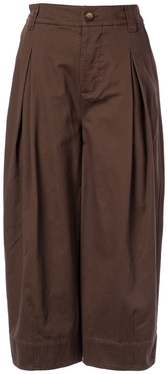 CHOCOLATE BROWN PAPHOS BALLOON TROUSER