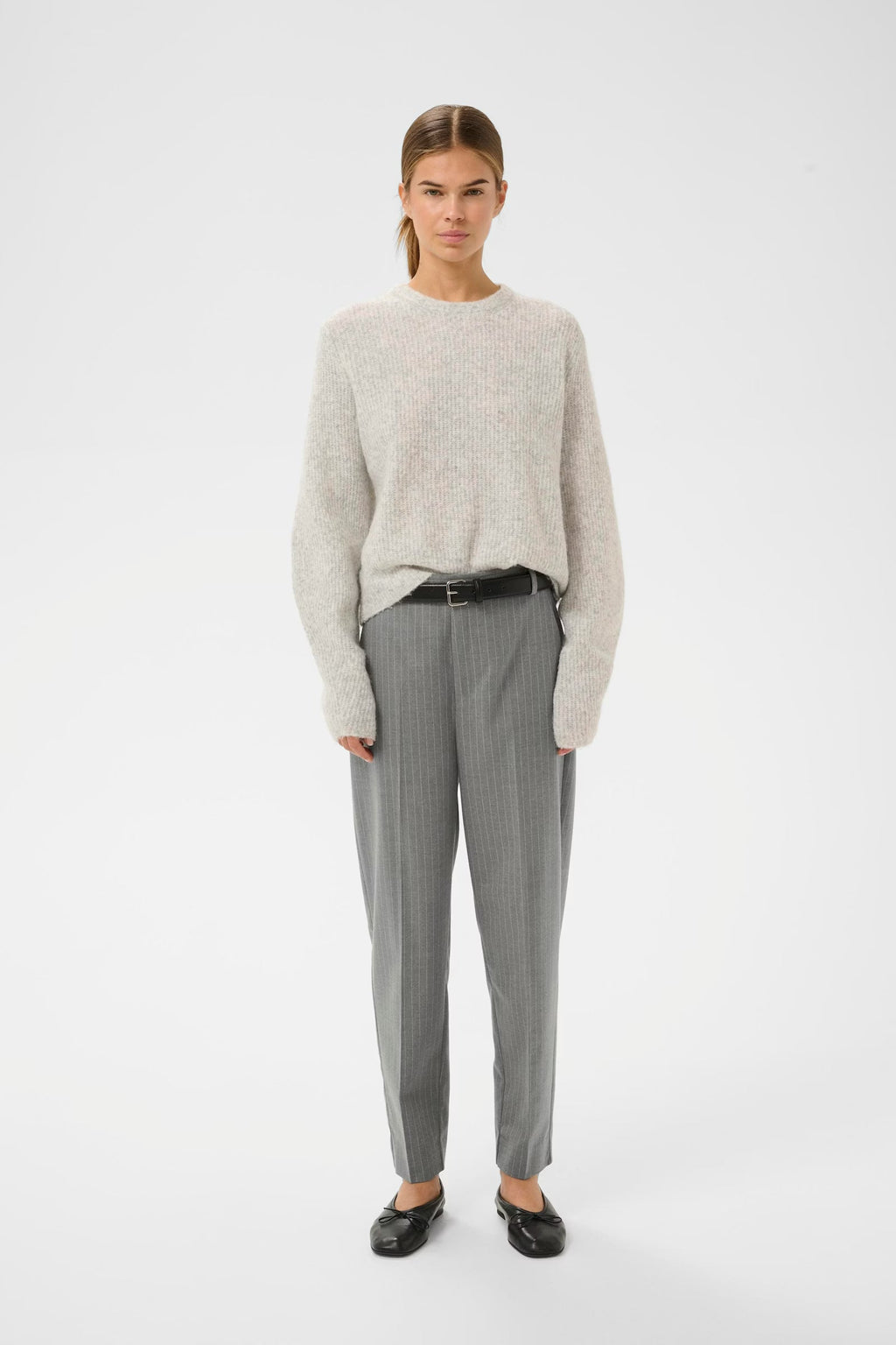 PS GREY PINSTRIPE TROUSER