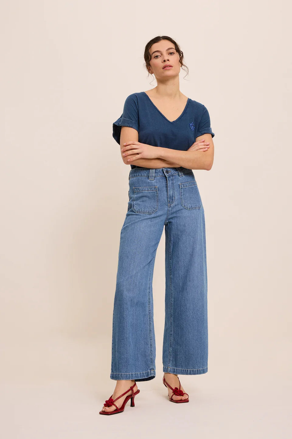 FIVE DENIM CROP LUCIA JEAN