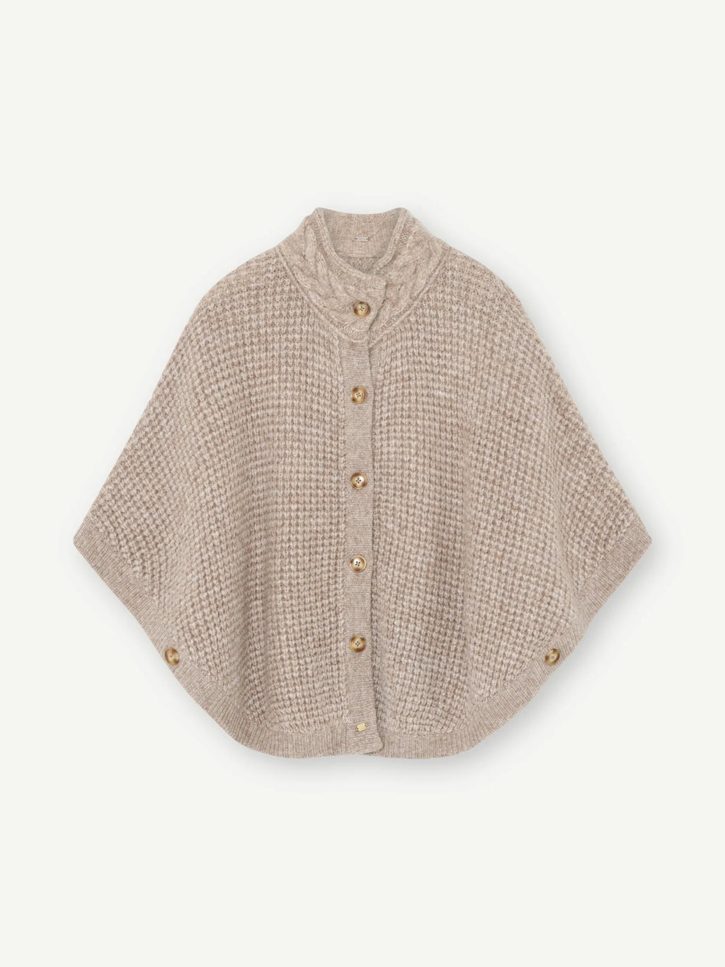 KNIT CAPE CARDIGAN