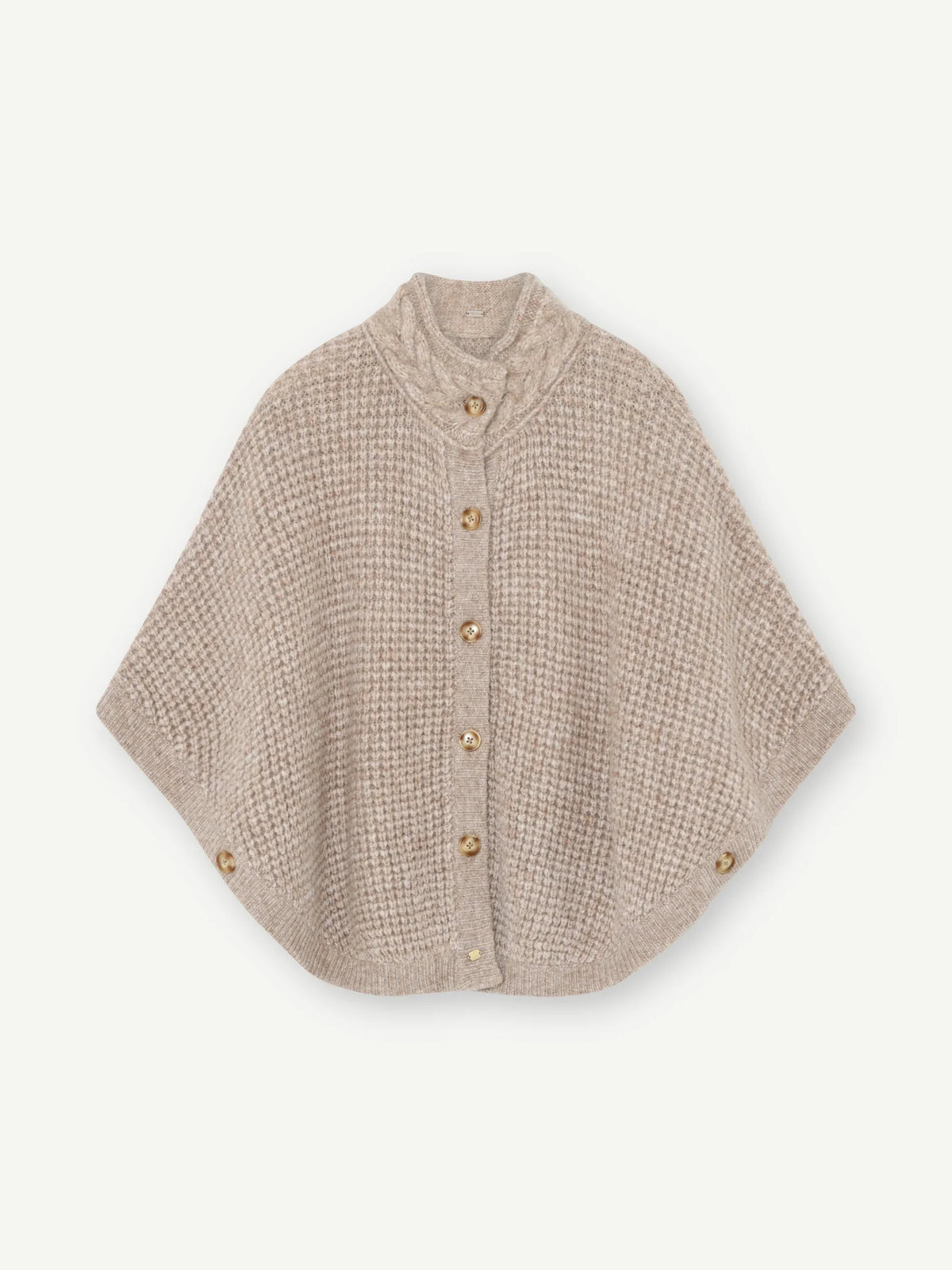 KNIT CAPE CARDIGAN