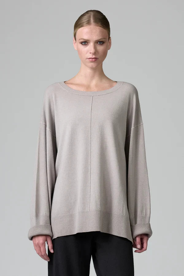 OVERSIZED PLAIN KNIT