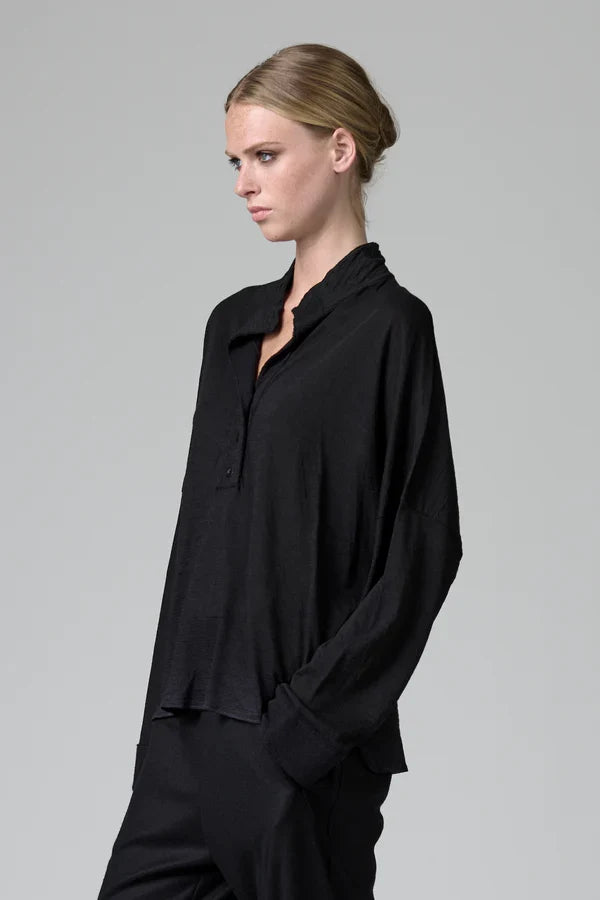 WOOL POLO SHIRT WITH WOOL INSERT