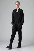 WOOL POLO SHIRT WITH WOOL INSERT