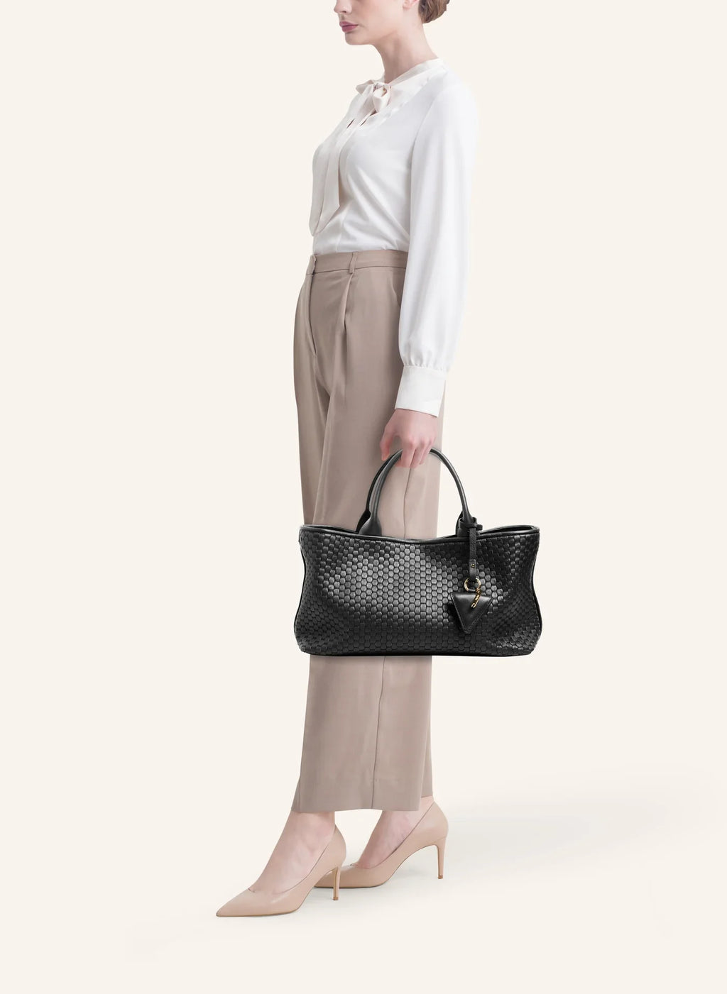 '60 SMALL TOTE BLACK BAG
