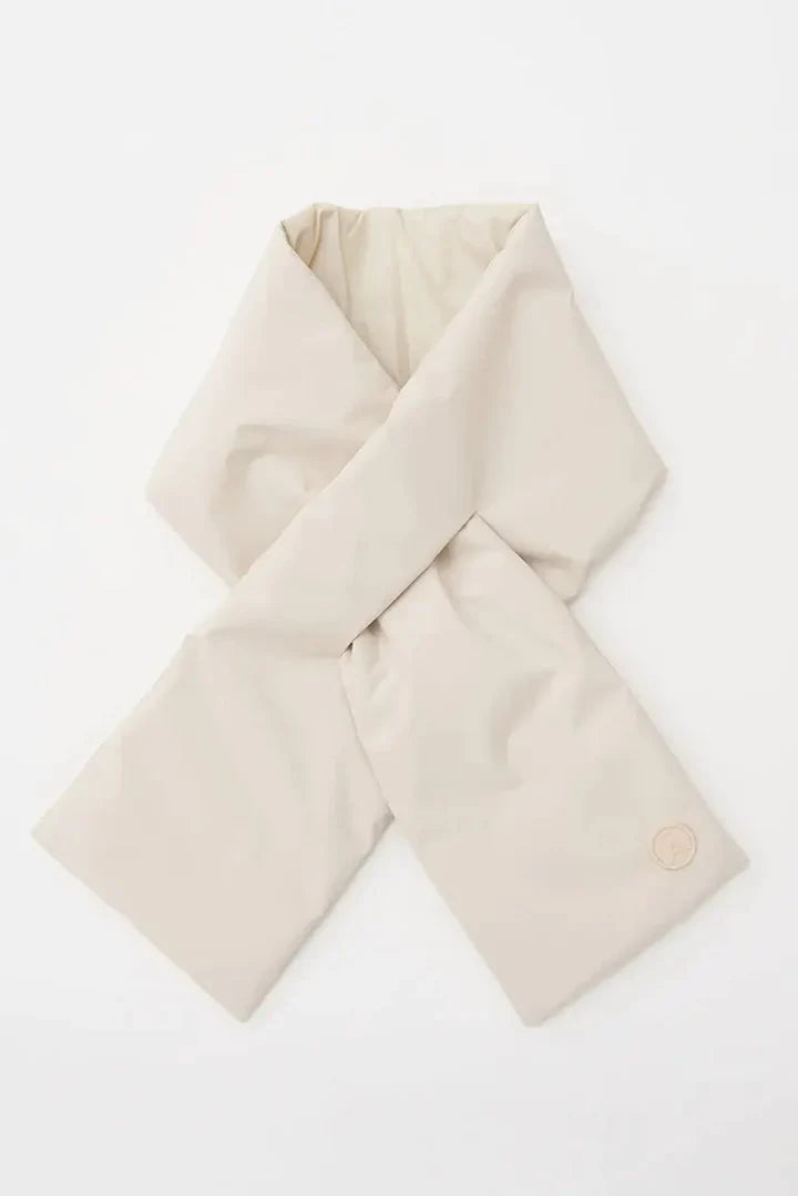 LOMP IVORY QUILTED SCARF