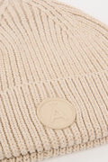 BEIGE COTTON BEANIE