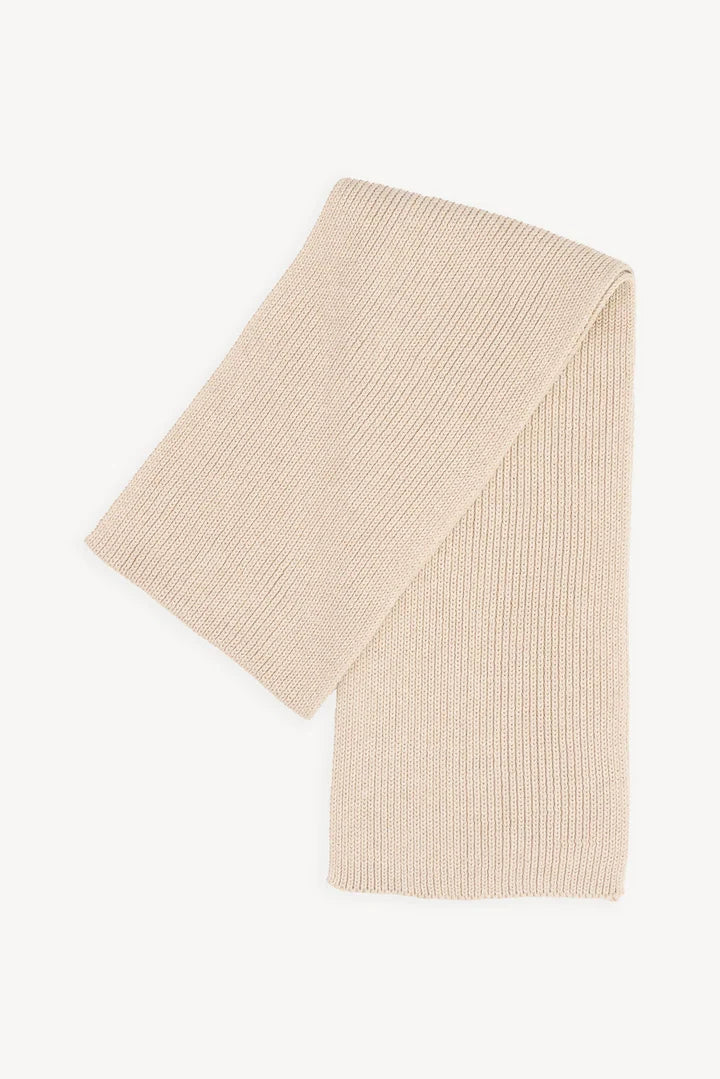 BEIGE RIBUT SCARF