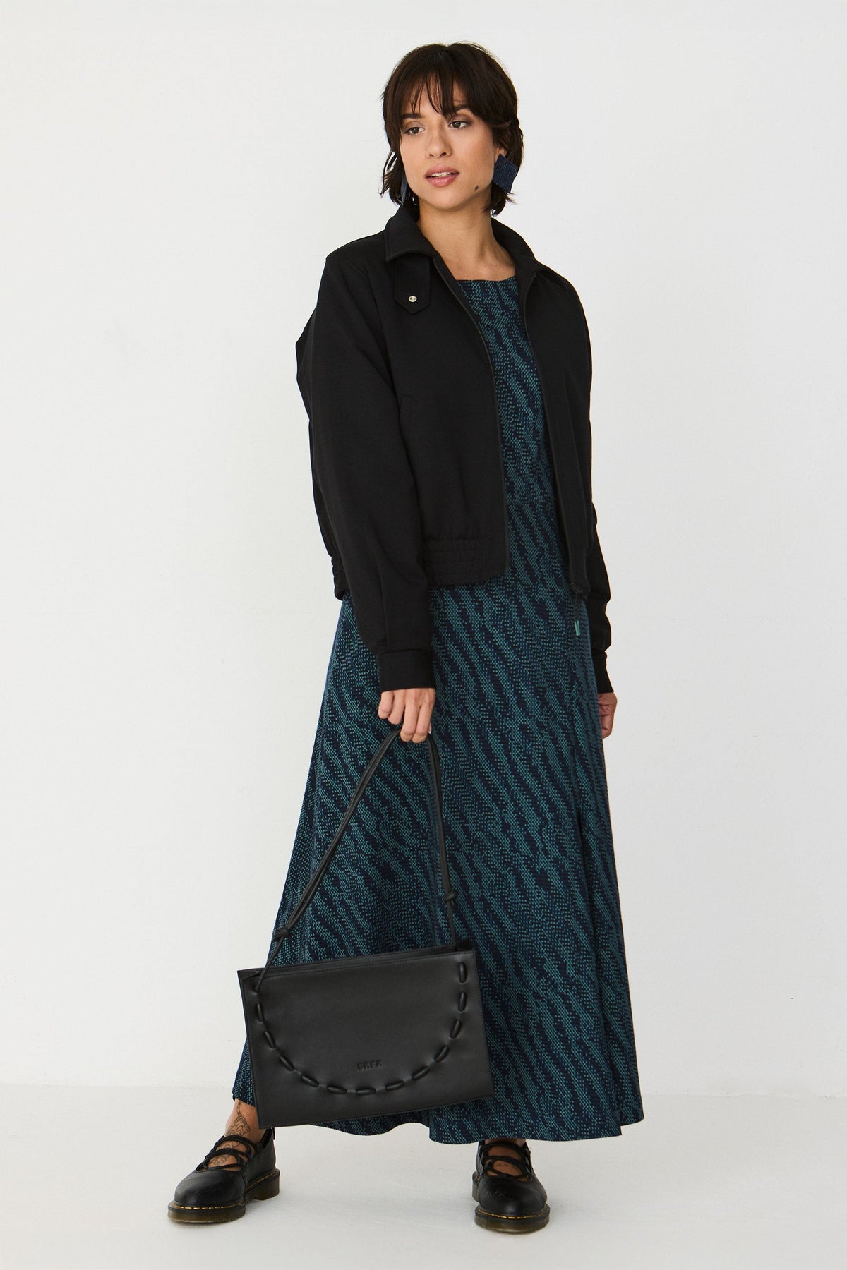 BLACK BOSOA JACKET