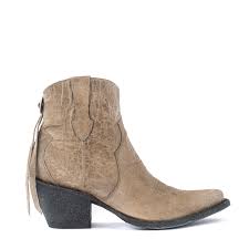LA CONCHO BONE SHORT COWBOY BOOT