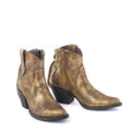 GOLD LA CONCHO SHORT BOOTS