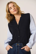 INDI AND COLD DOUBLE EFFECT CARDIGAN